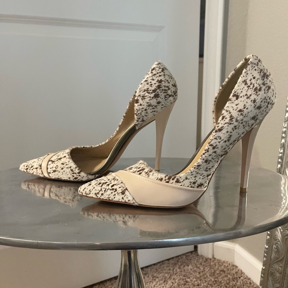 L.A.M.B Kadie Calf Hair D’Orsay Heels - Picture 3 of 7